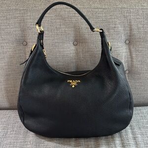 Prada Hobo Leather Bag